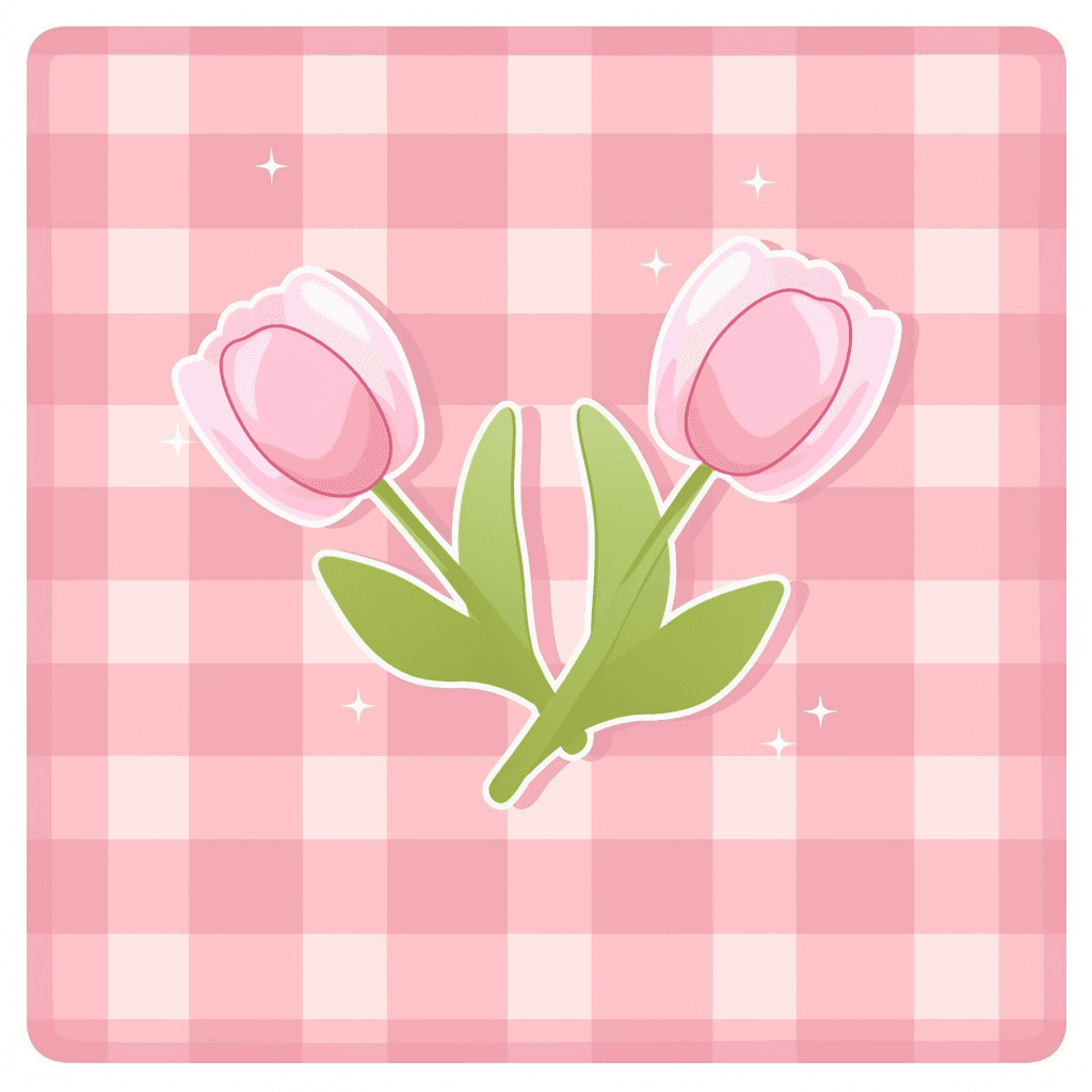 Tulip Dusk original repeating artwork