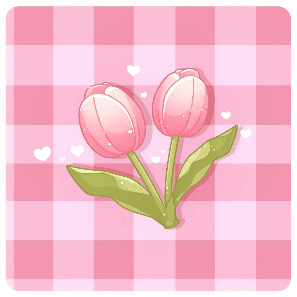 Tulip Slide original repeating artwork