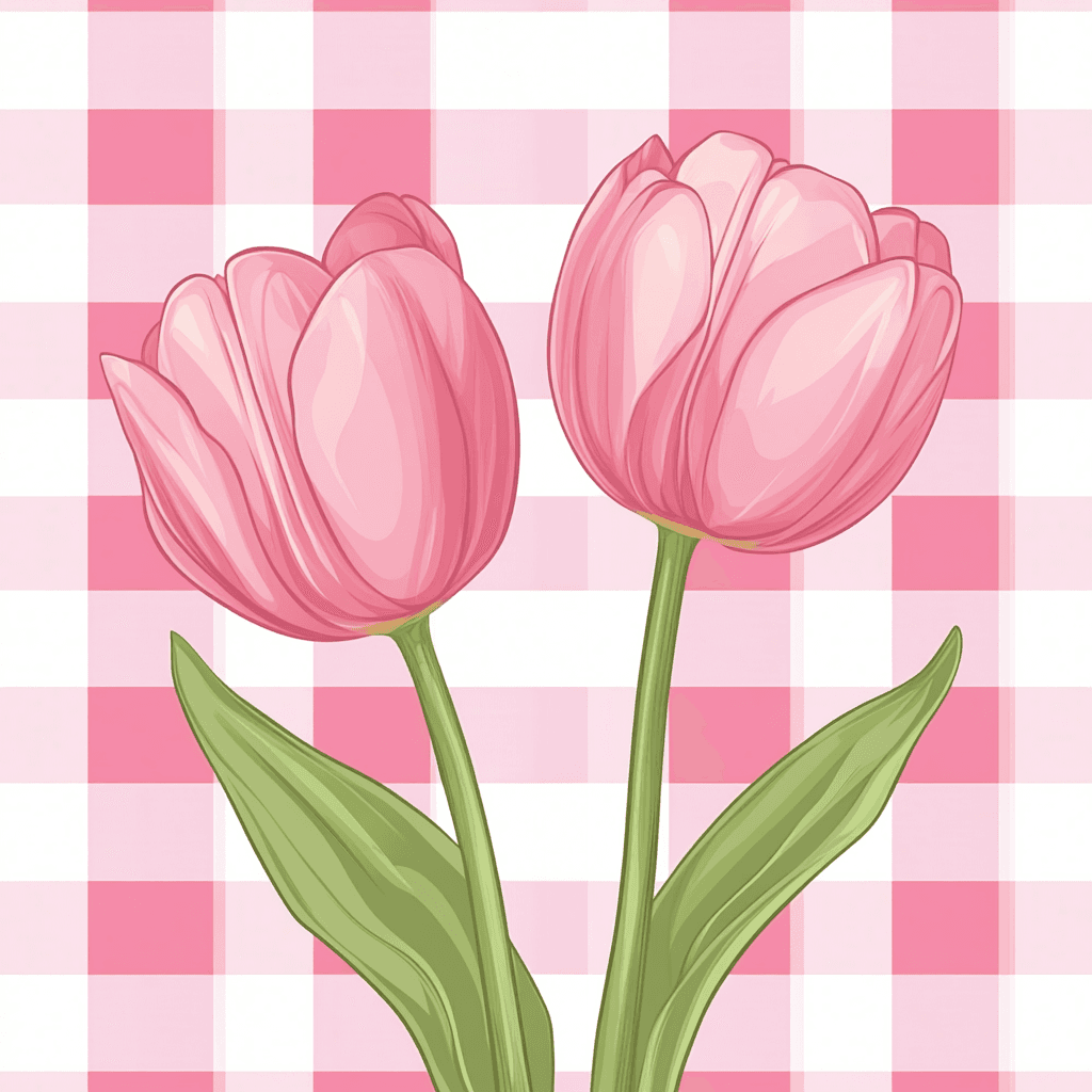 Tulip 066 original repeating artwork