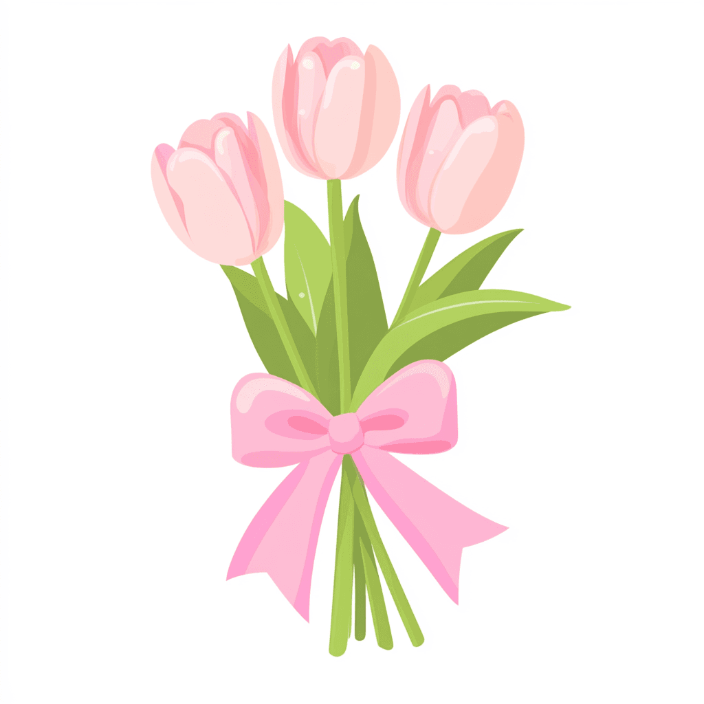 Tulip Glow original repeating artwork
