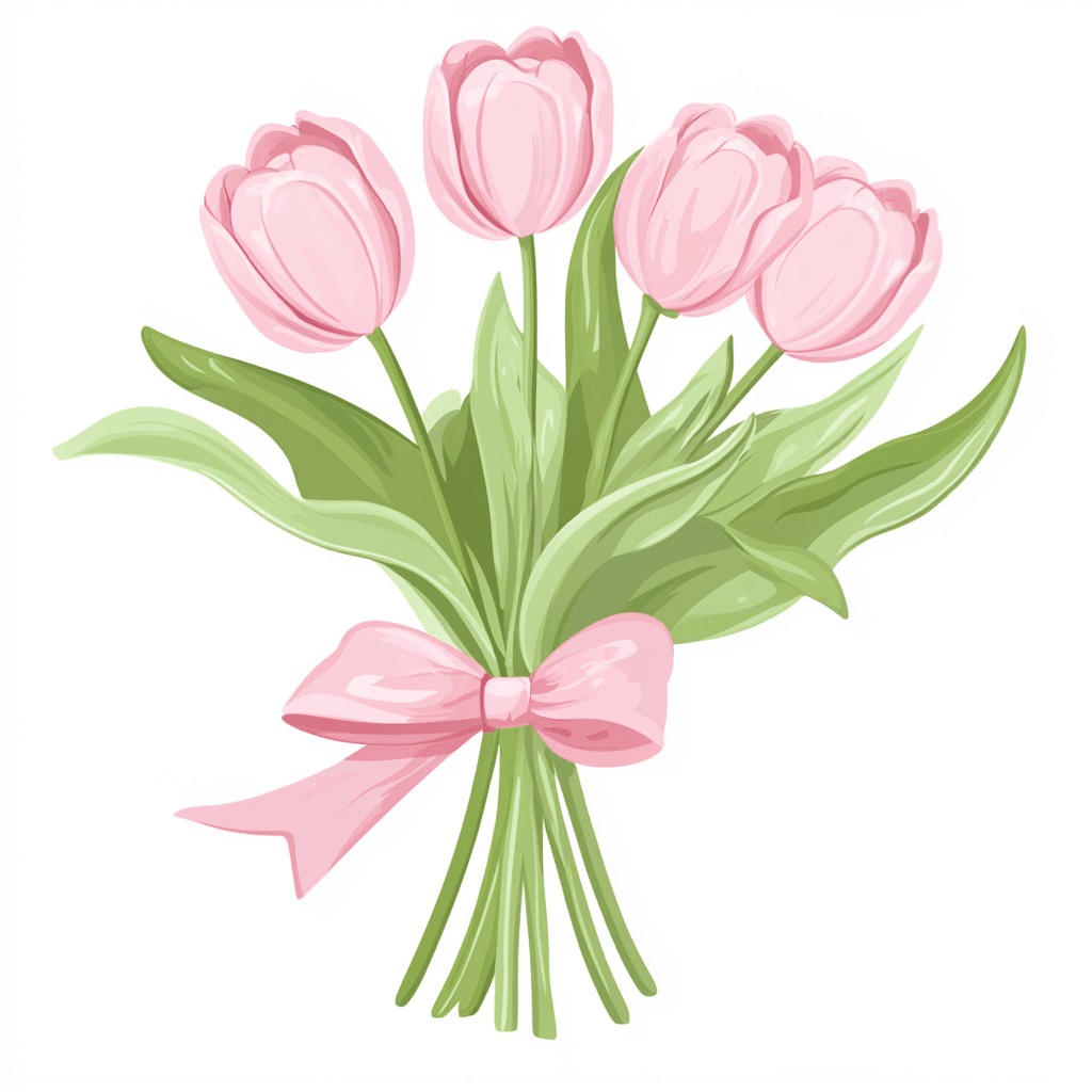Tulip Rest original repeating artwork