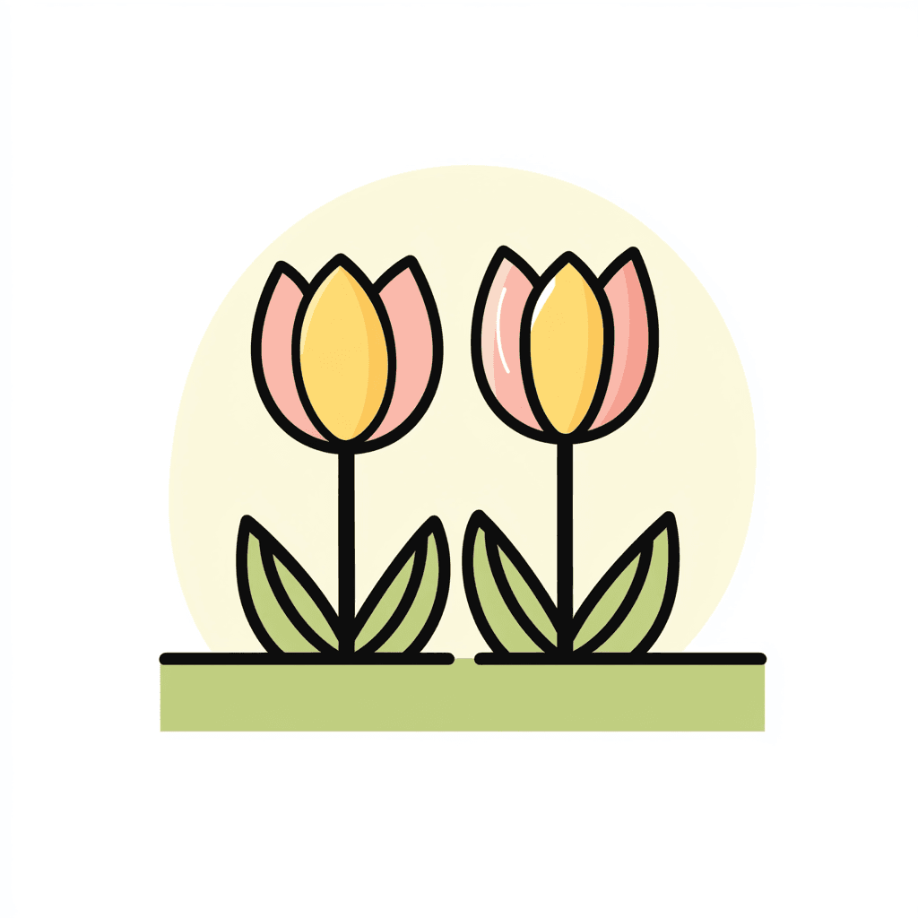 Tulip 024 original repeating artwork