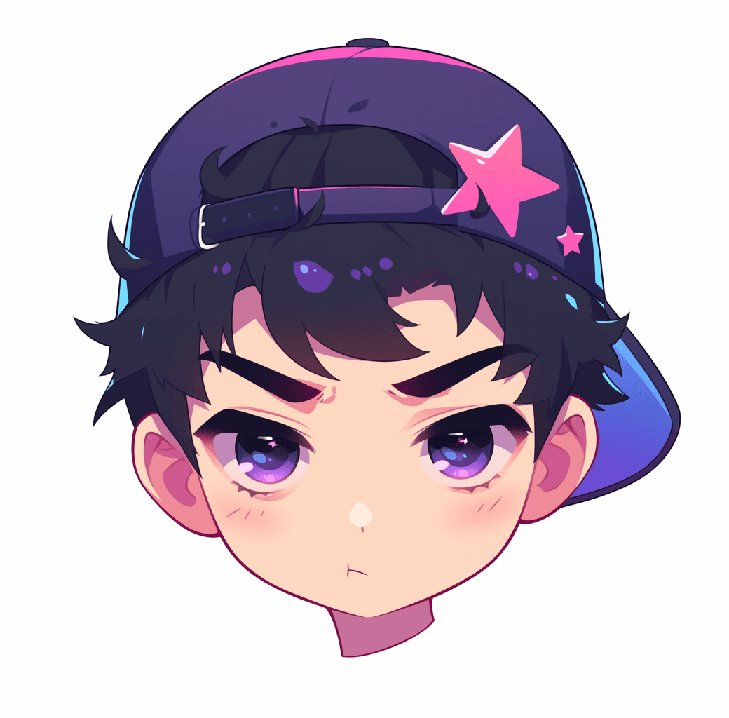 Cool Boy Bop original repeating artwork