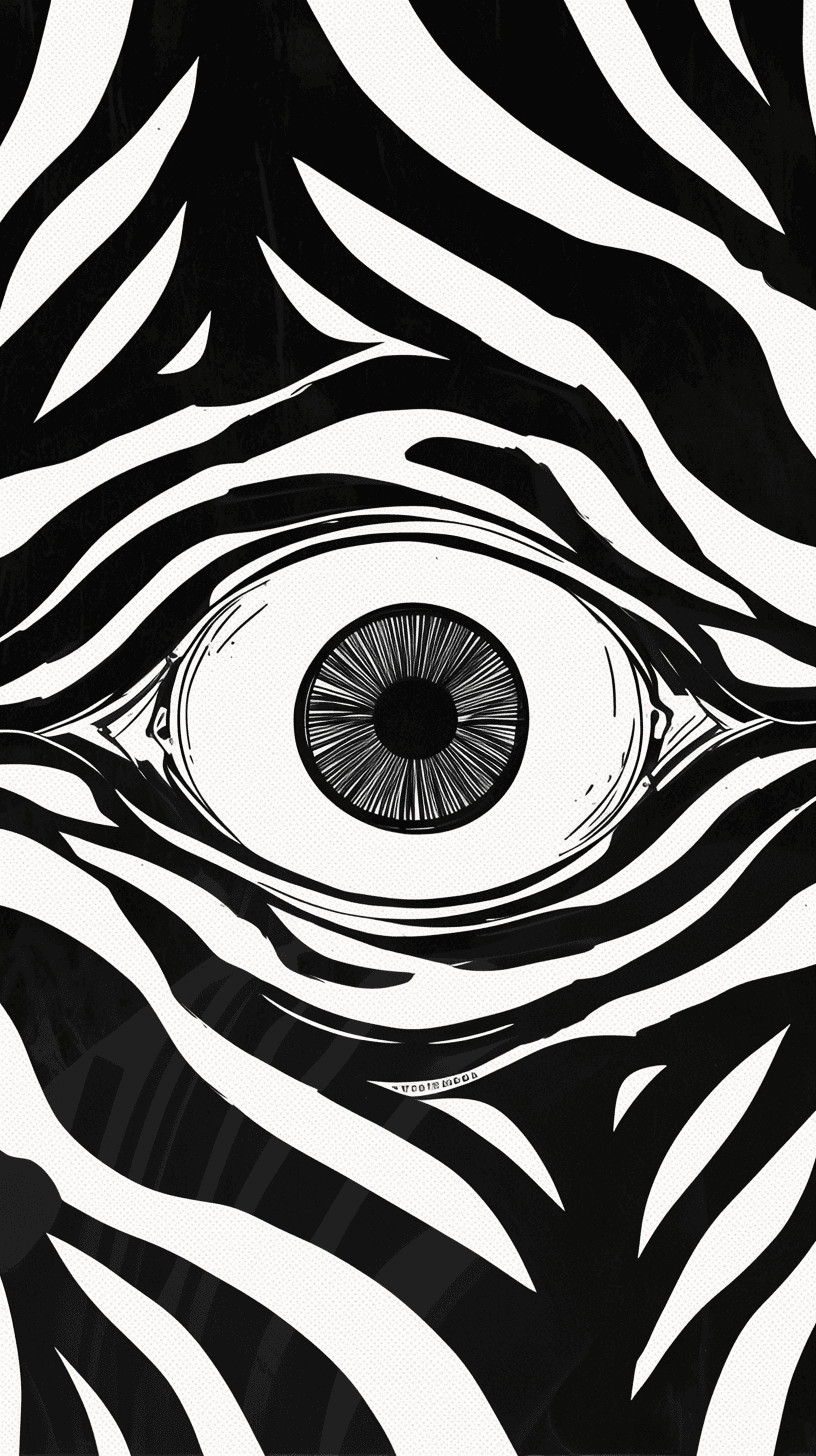 Eye Noon original repeating artwork
