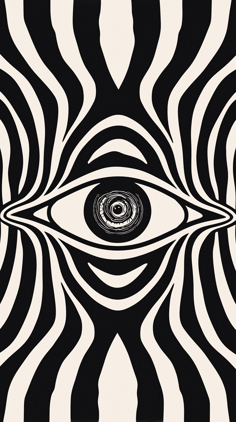 Eye Rooftop original repeating artwork