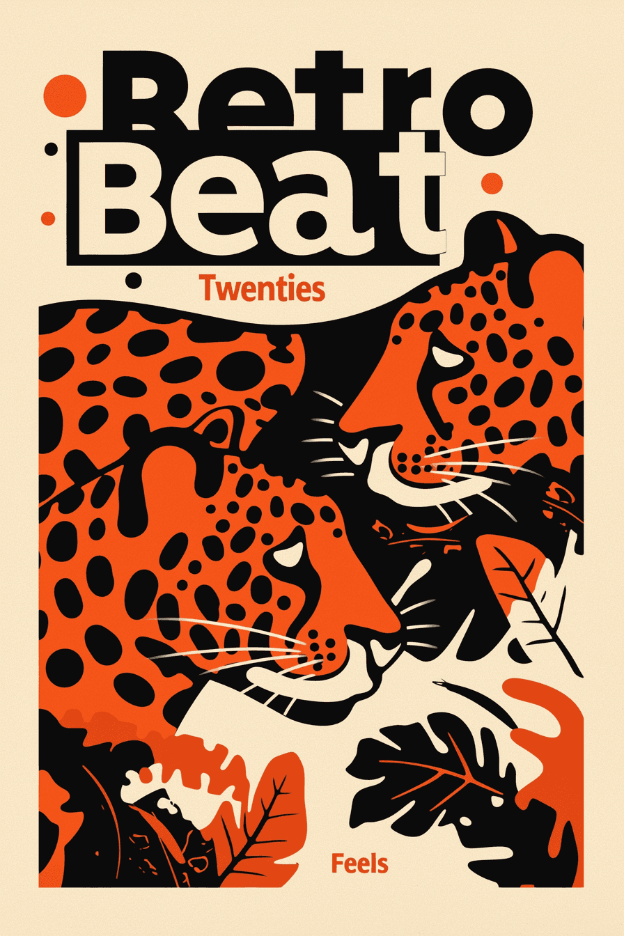 Leopard Print original repeating artwork