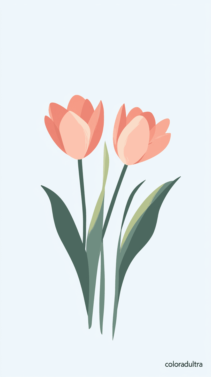 Tulip 071 original repeating artwork