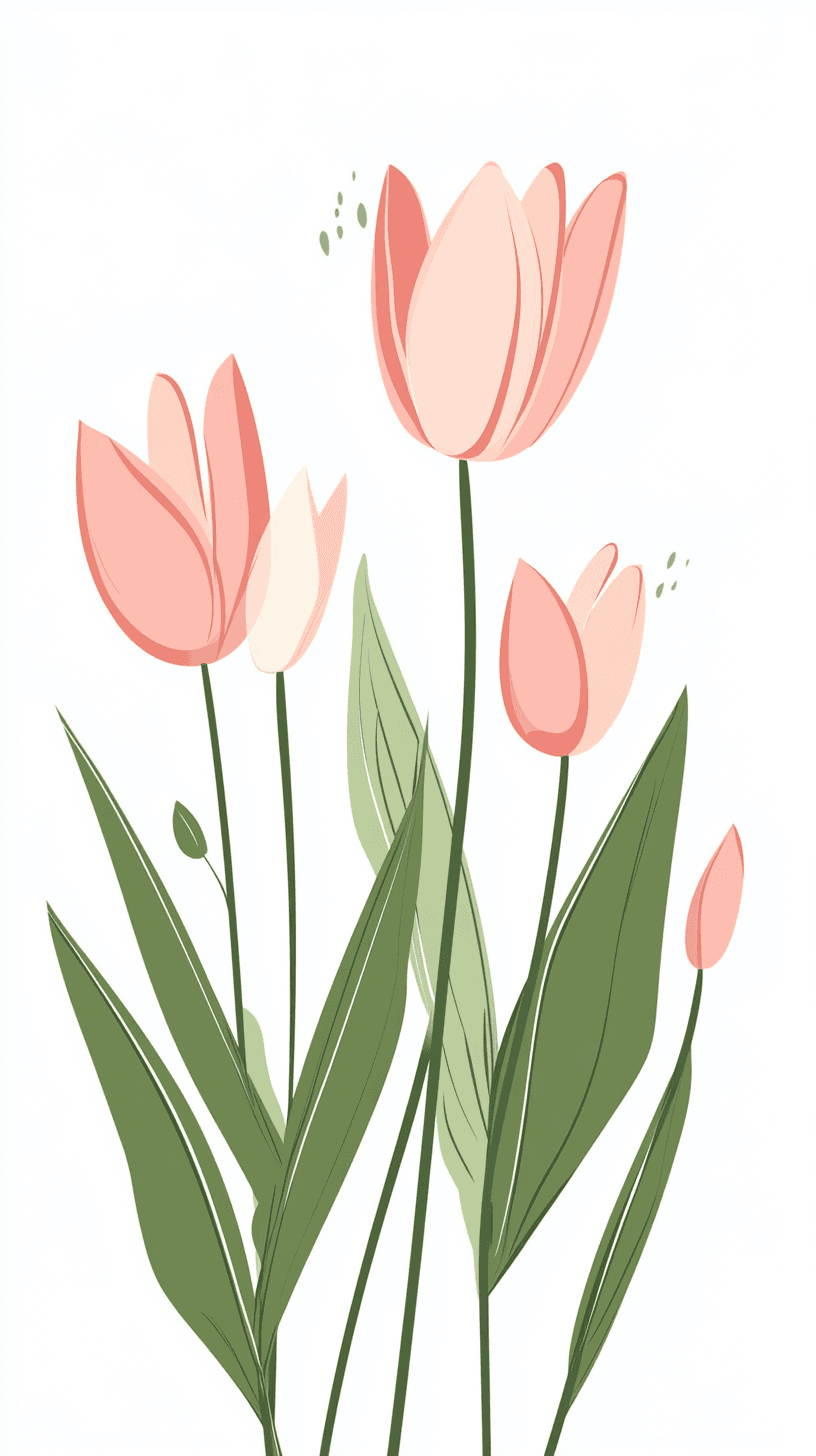 Tulip 023 original repeating artwork
