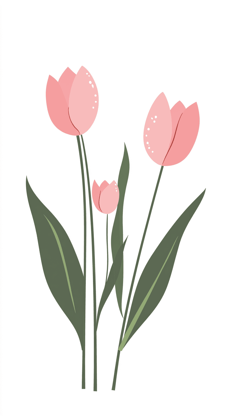 Tulip Valley original repeating artwork