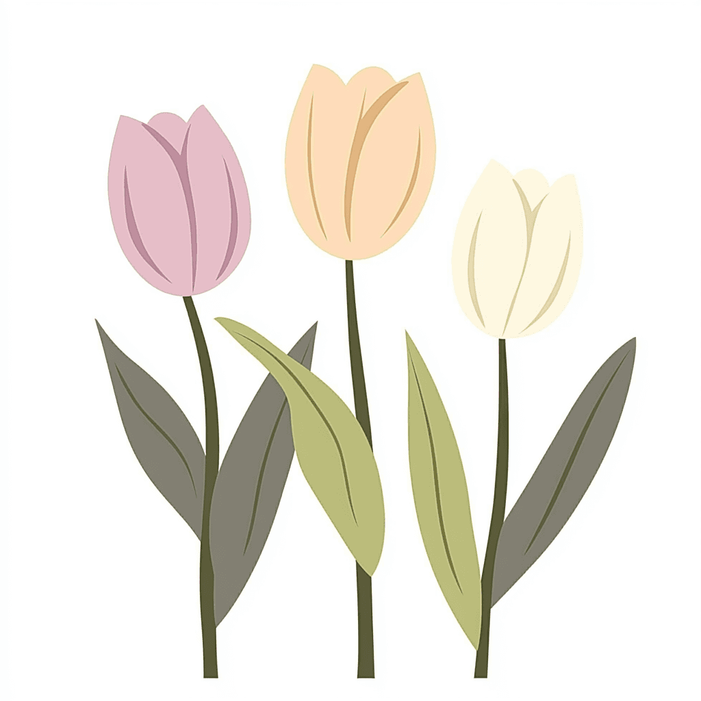 Tulip 051 original repeating artwork
