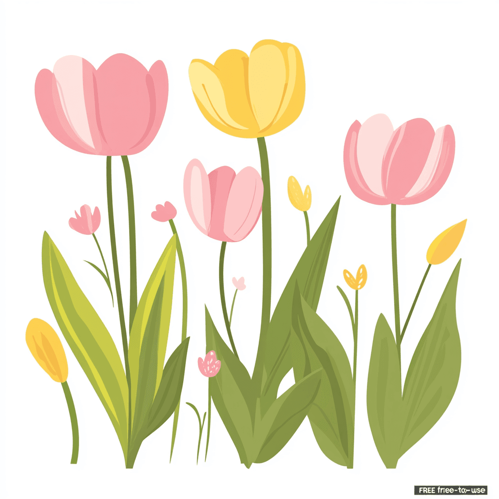 Tulip 100 original repeating artwork