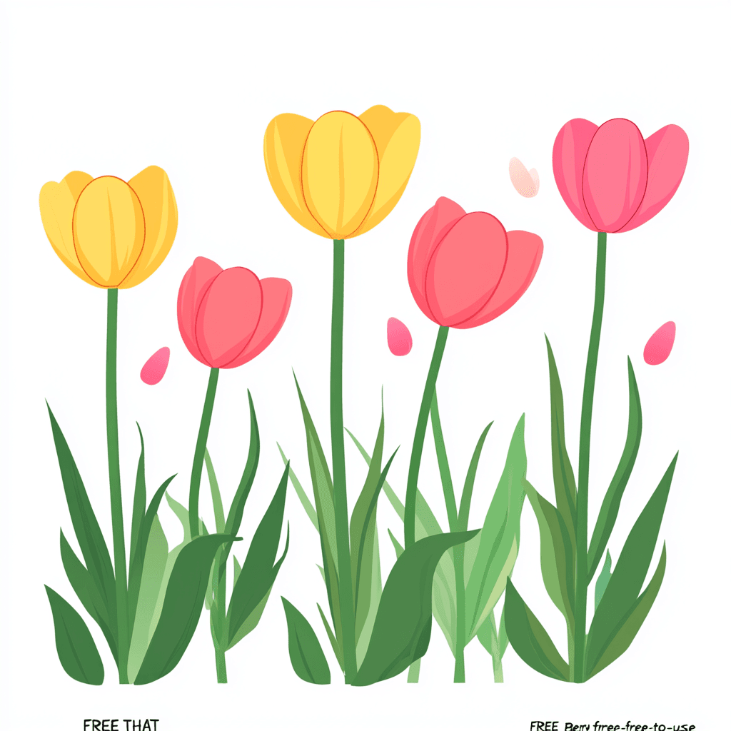 Tulip 042 original repeating artwork