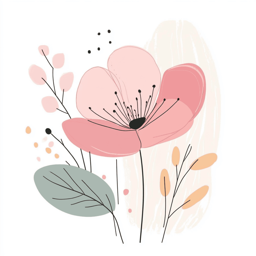 Blossom Wander original repeating artwork