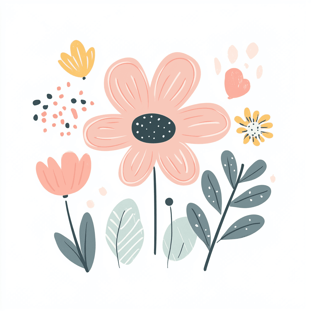 Blossom Show original repeating artwork