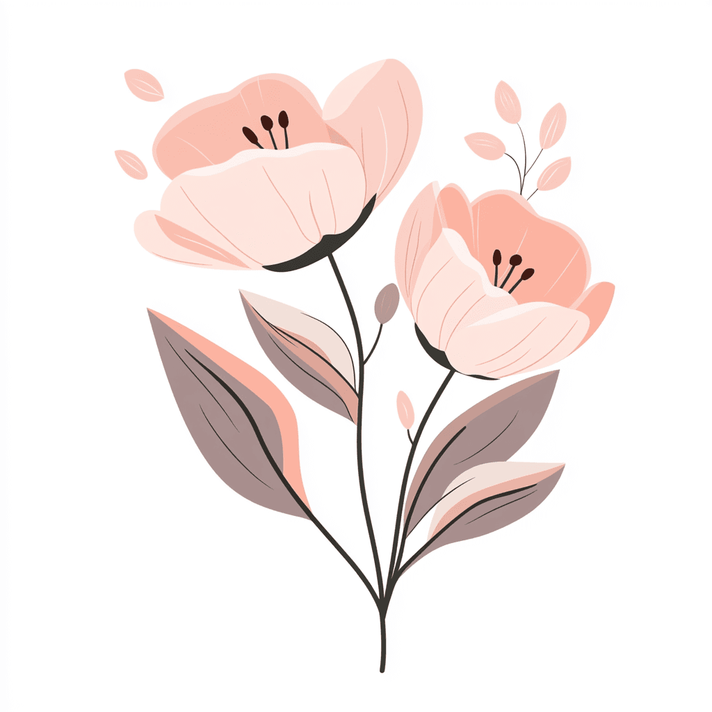 Blossom Beats original repeating artwork