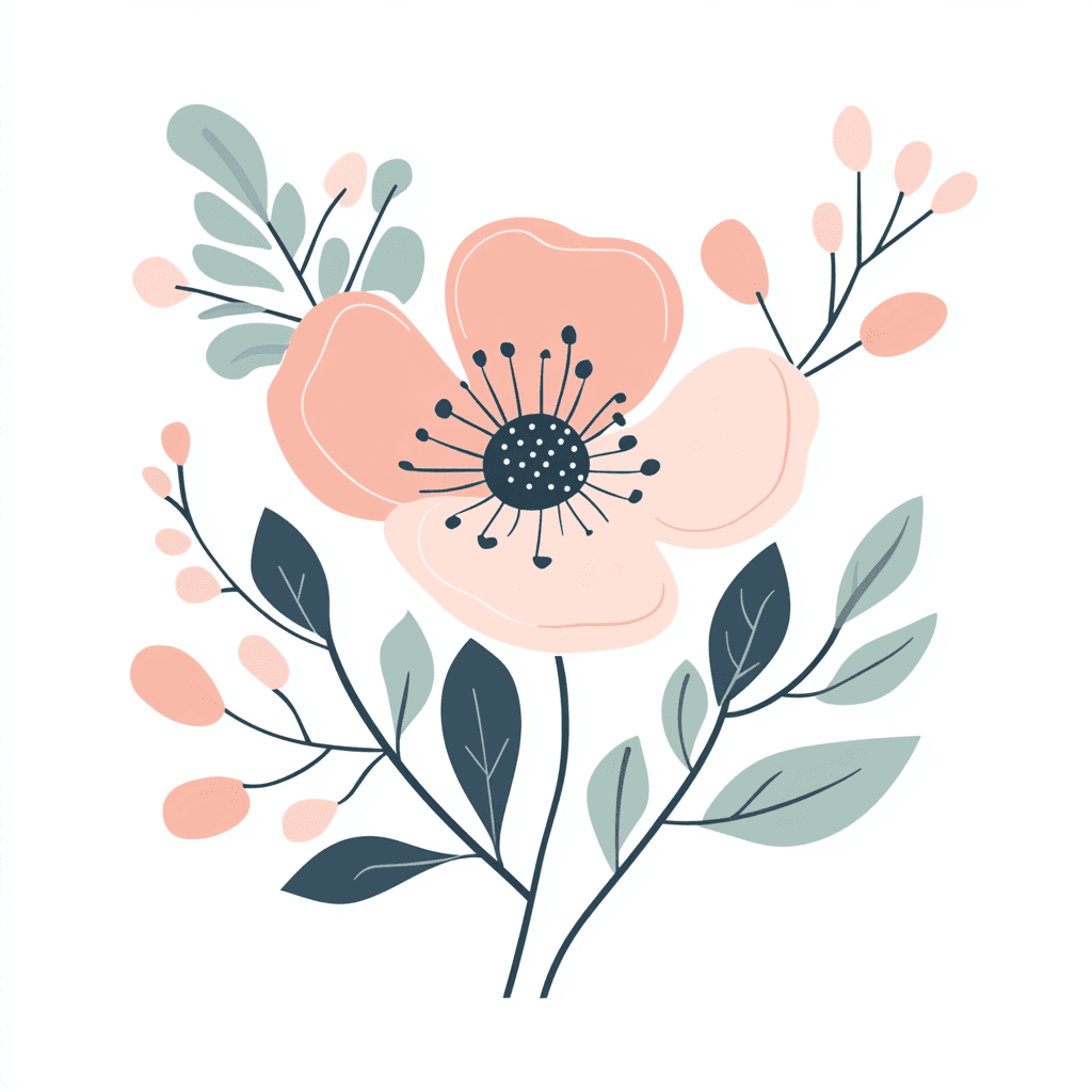 Blossom original repeating artwork