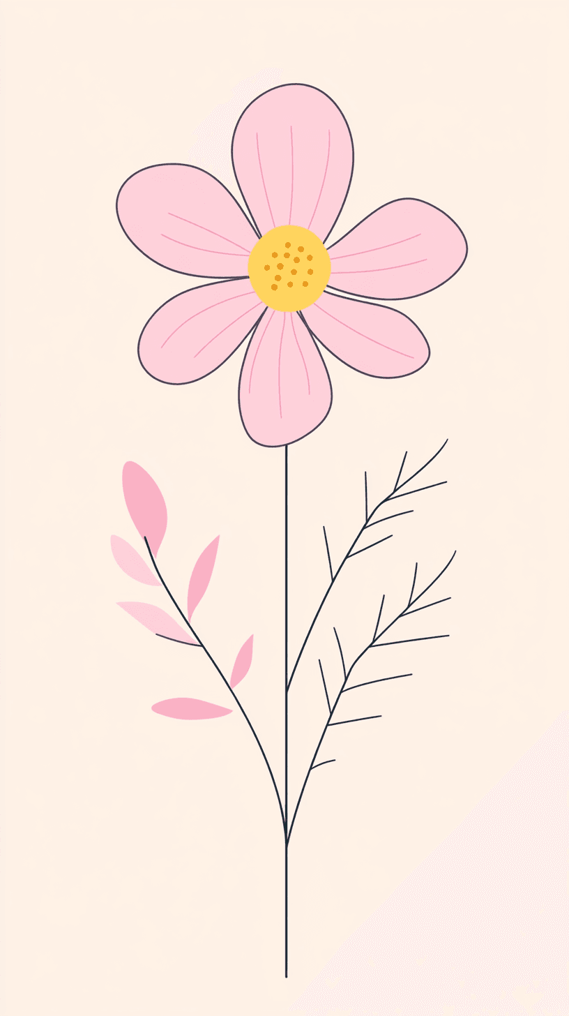 Blossom Run original repeating artwork