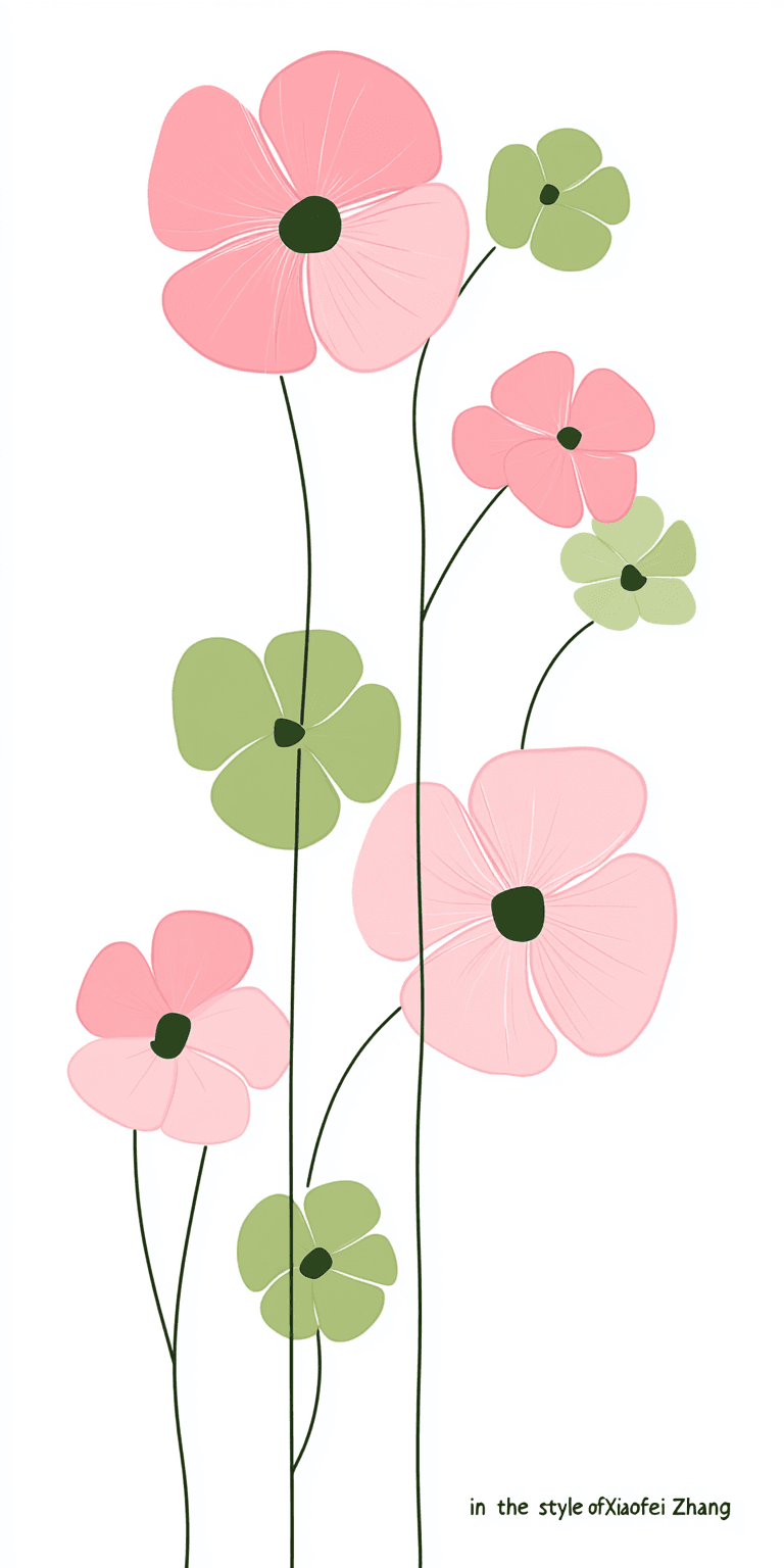 Blossom Rhythm original repeating artwork