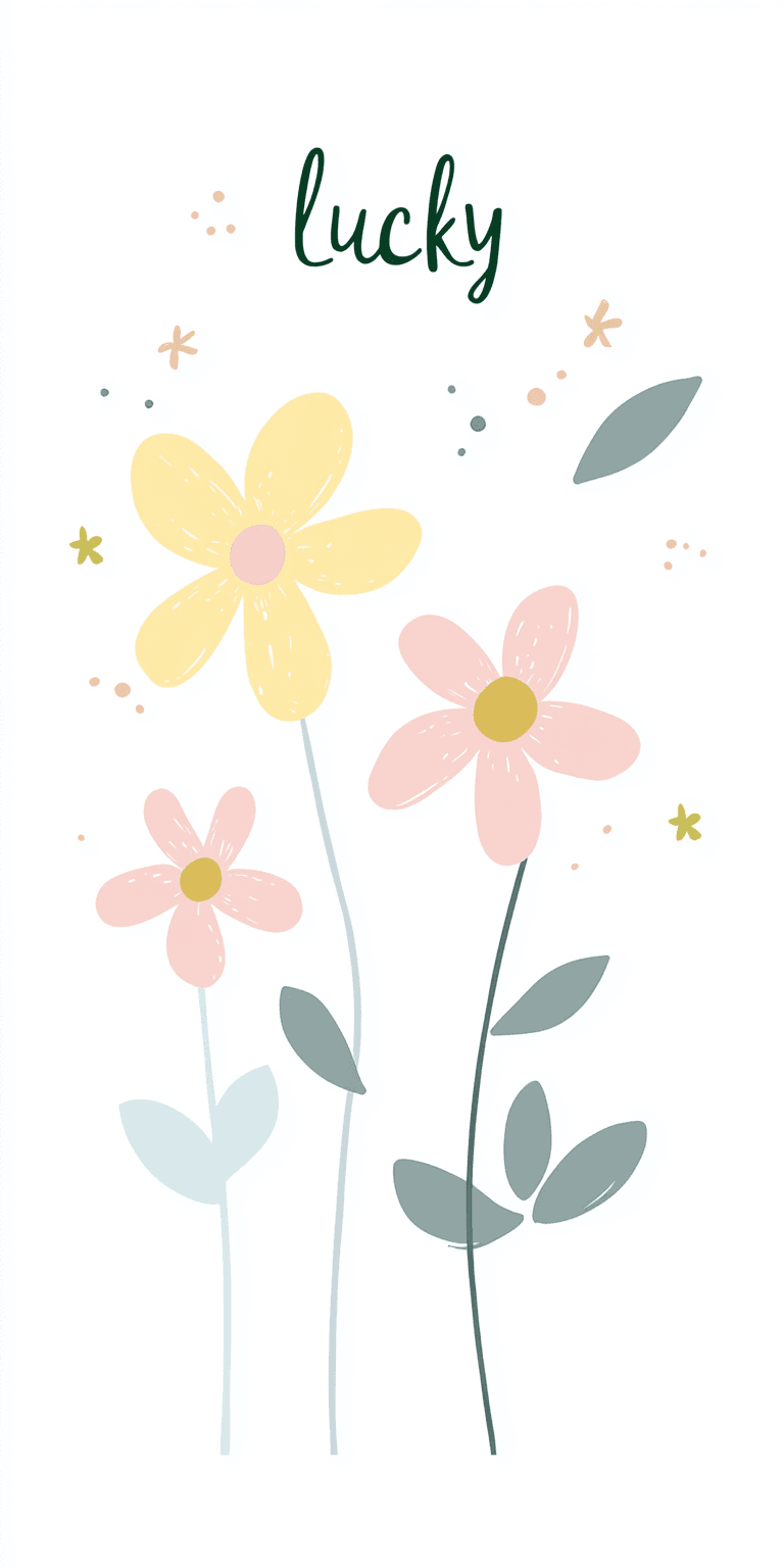 Blossom Golden original repeating artwork