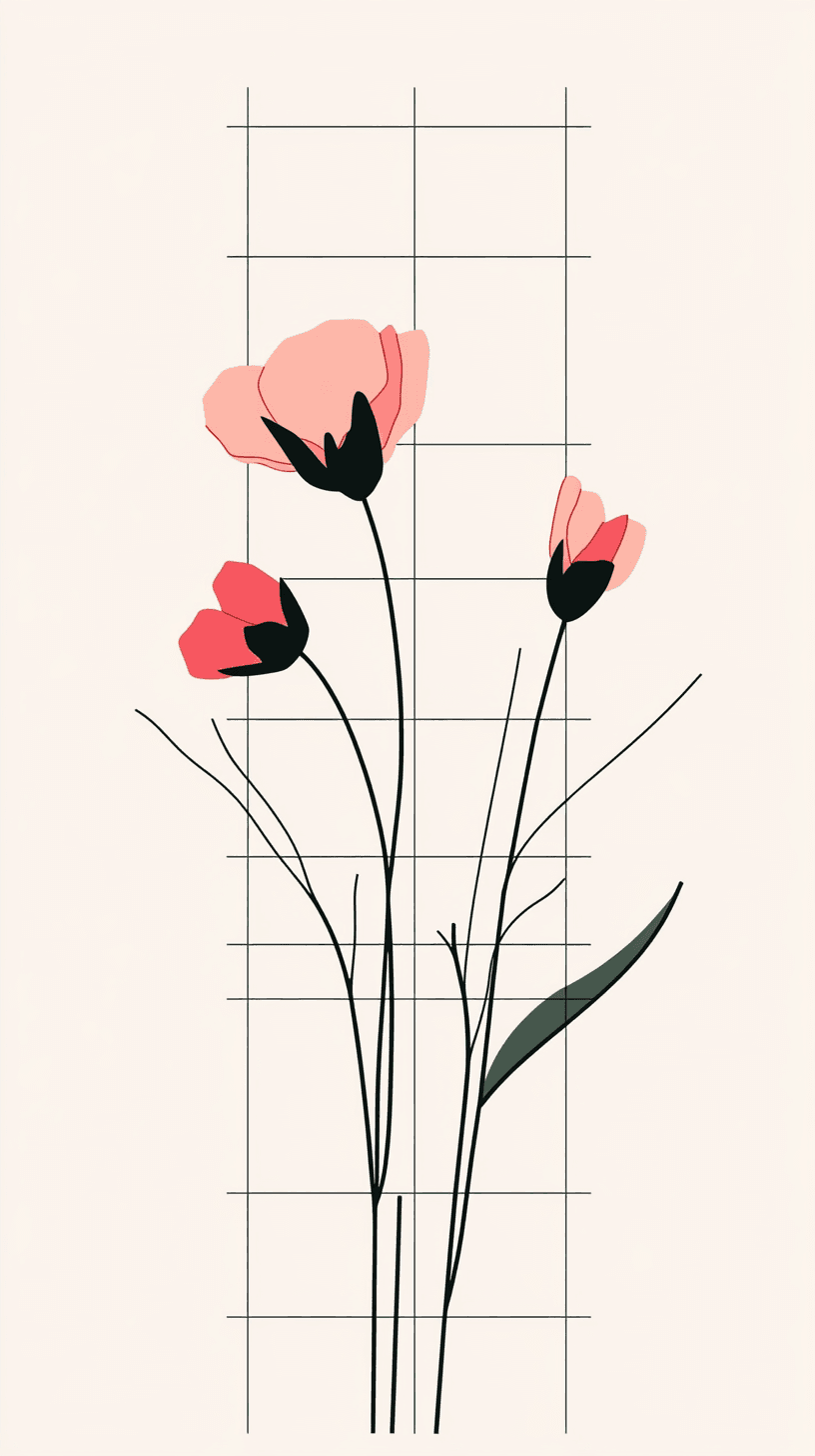 Blossom Trail original repeating artwork