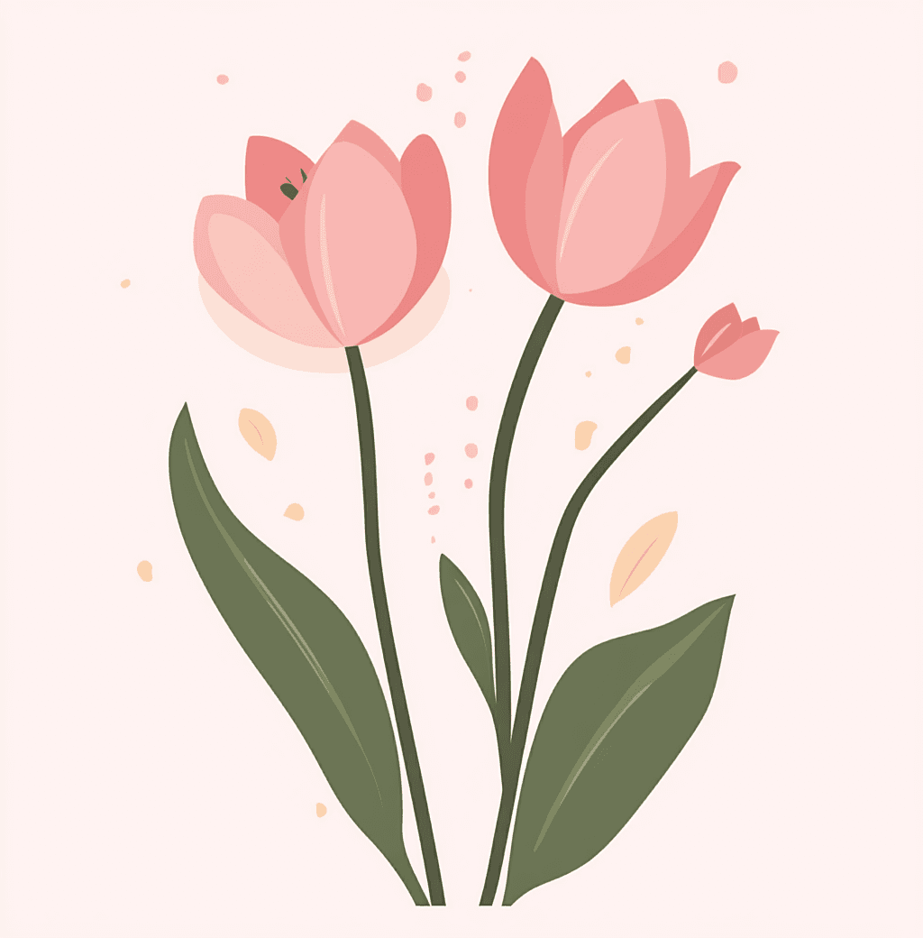 Tulip 041 original repeating artwork