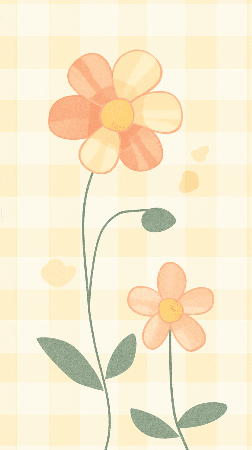 Yellow original repeating artwork