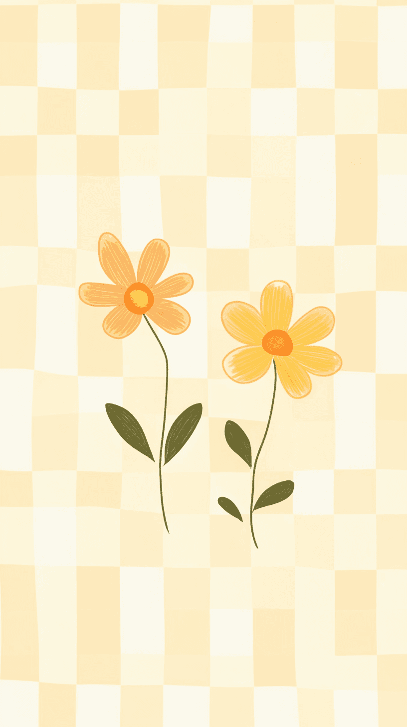 Yellow Groove original repeating artwork