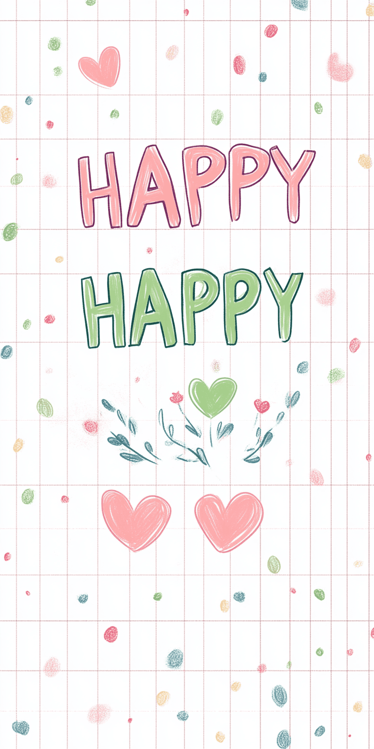 Happy Tribe original repeating artwork