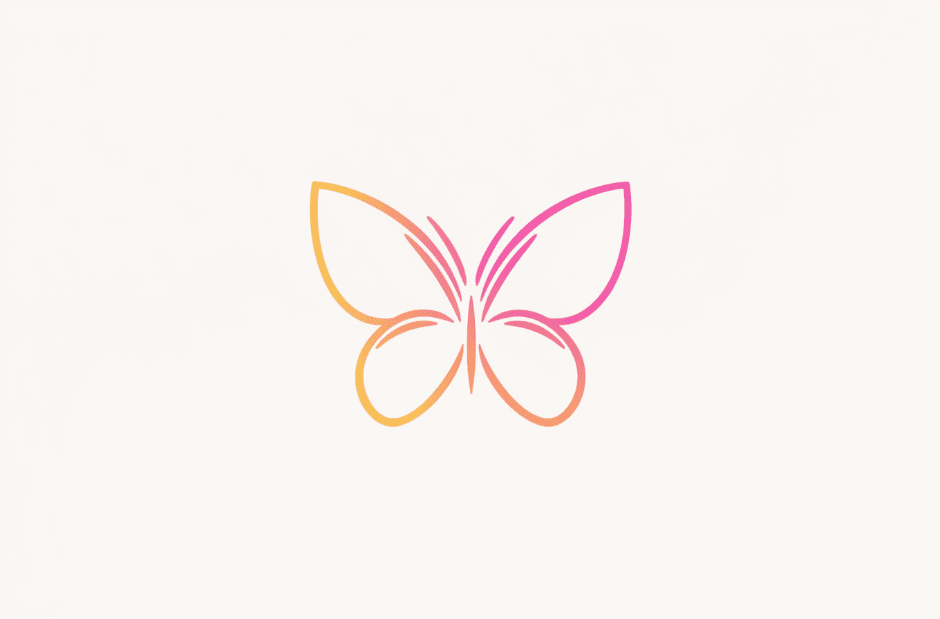 Butterfly Moonlit original repeating artwork