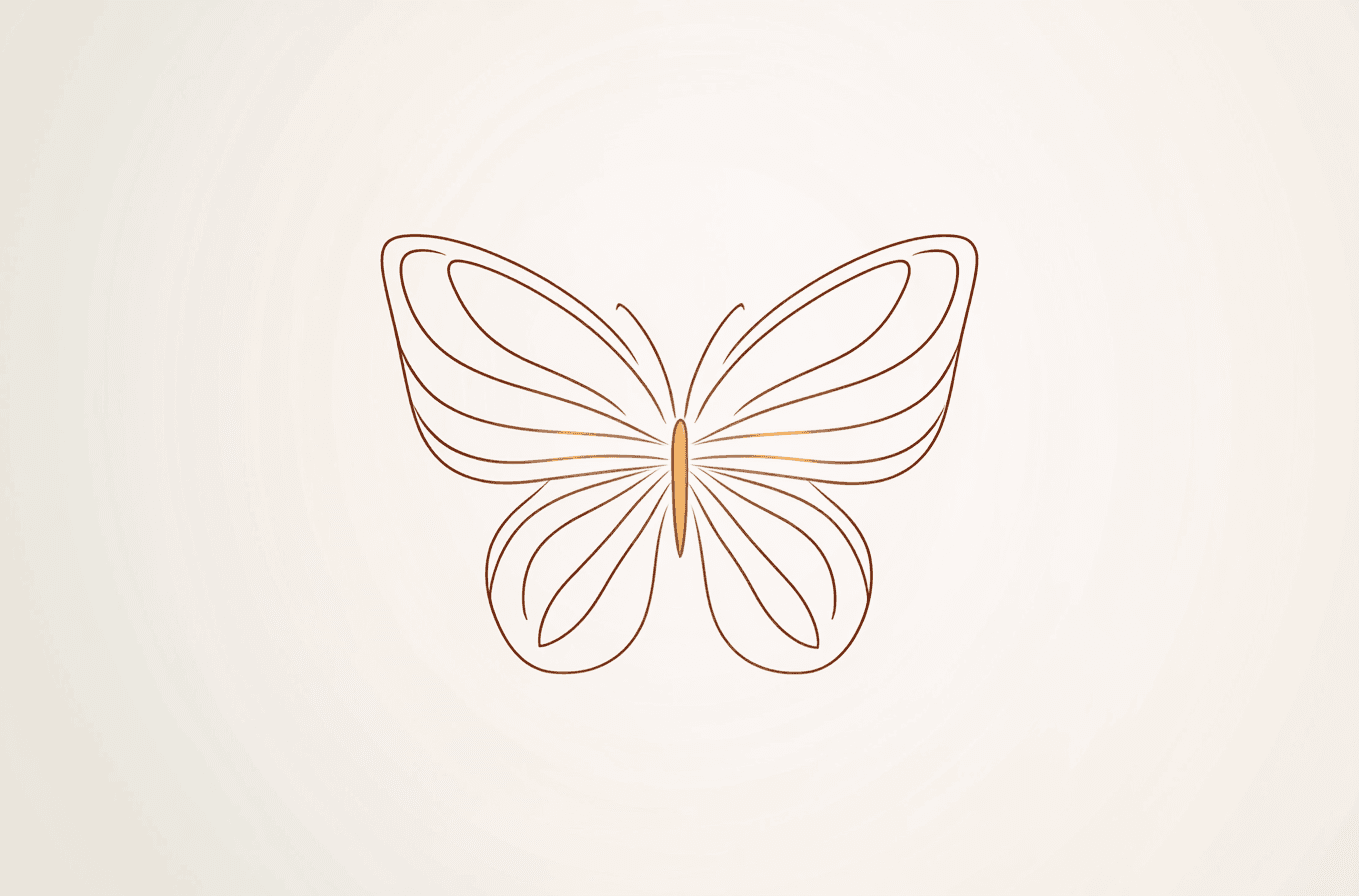 Butterfly Gleam original repeating artwork
