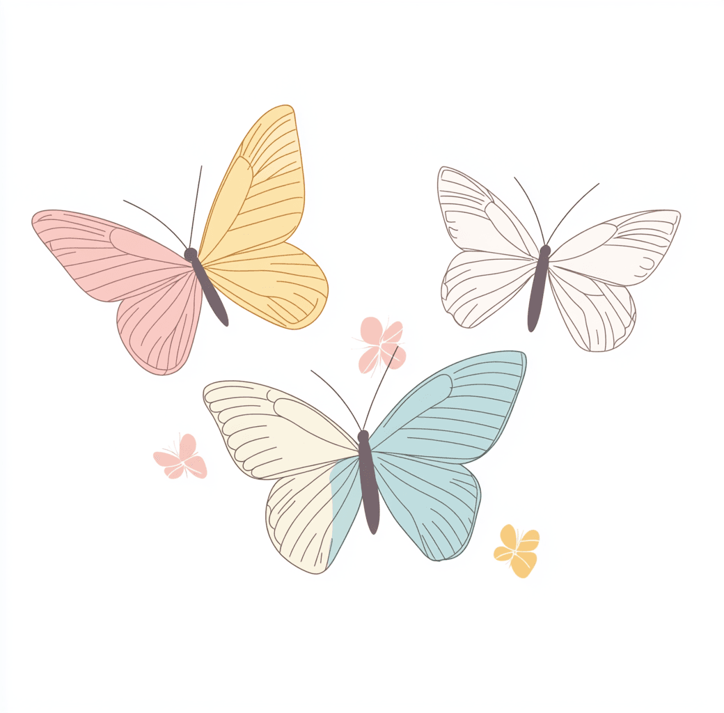 Butterfly Twilight original repeating artwork
