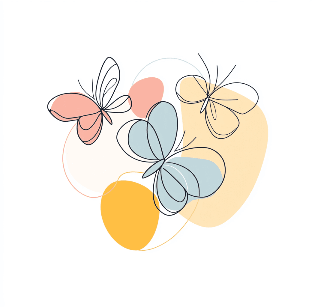 Butterfly Starlight original repeating artwork
