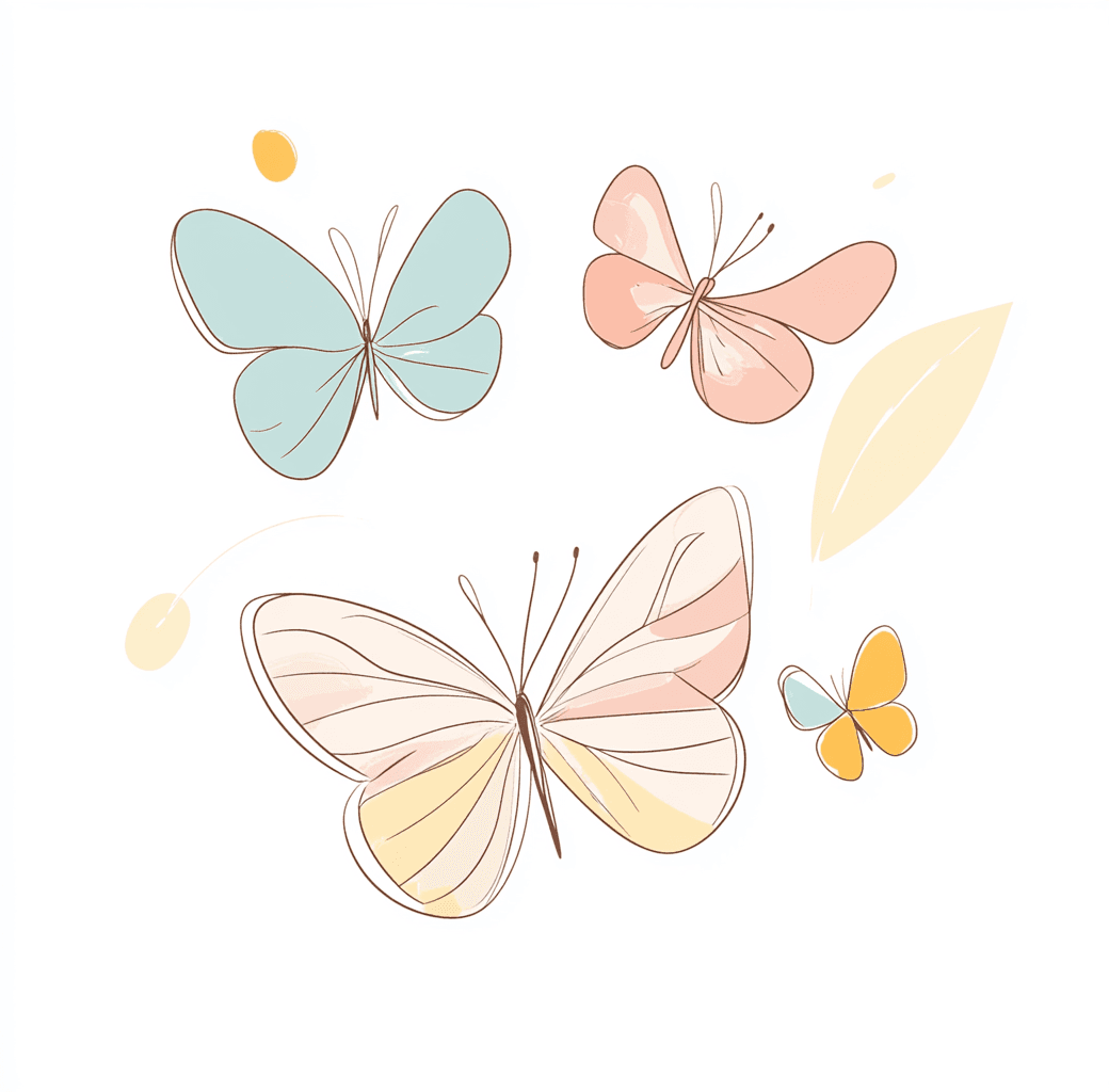 Butterfly Prism original repeating artwork