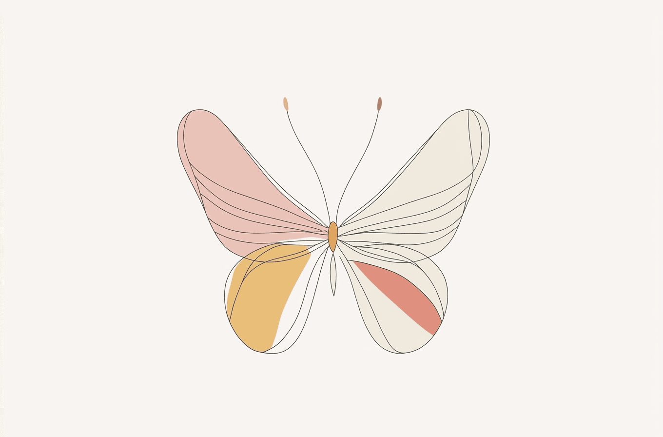 Butterfly Bright original repeating artwork