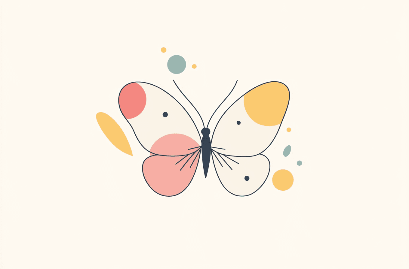 Butterfly Flare original repeating artwork