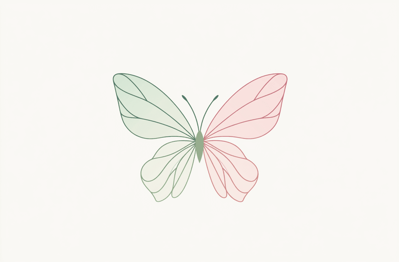 Butterfly Dawn original repeating artwork