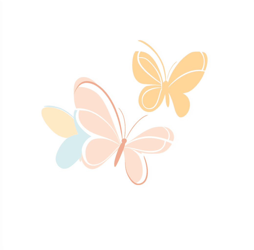 Butterfly Tune original repeating artwork