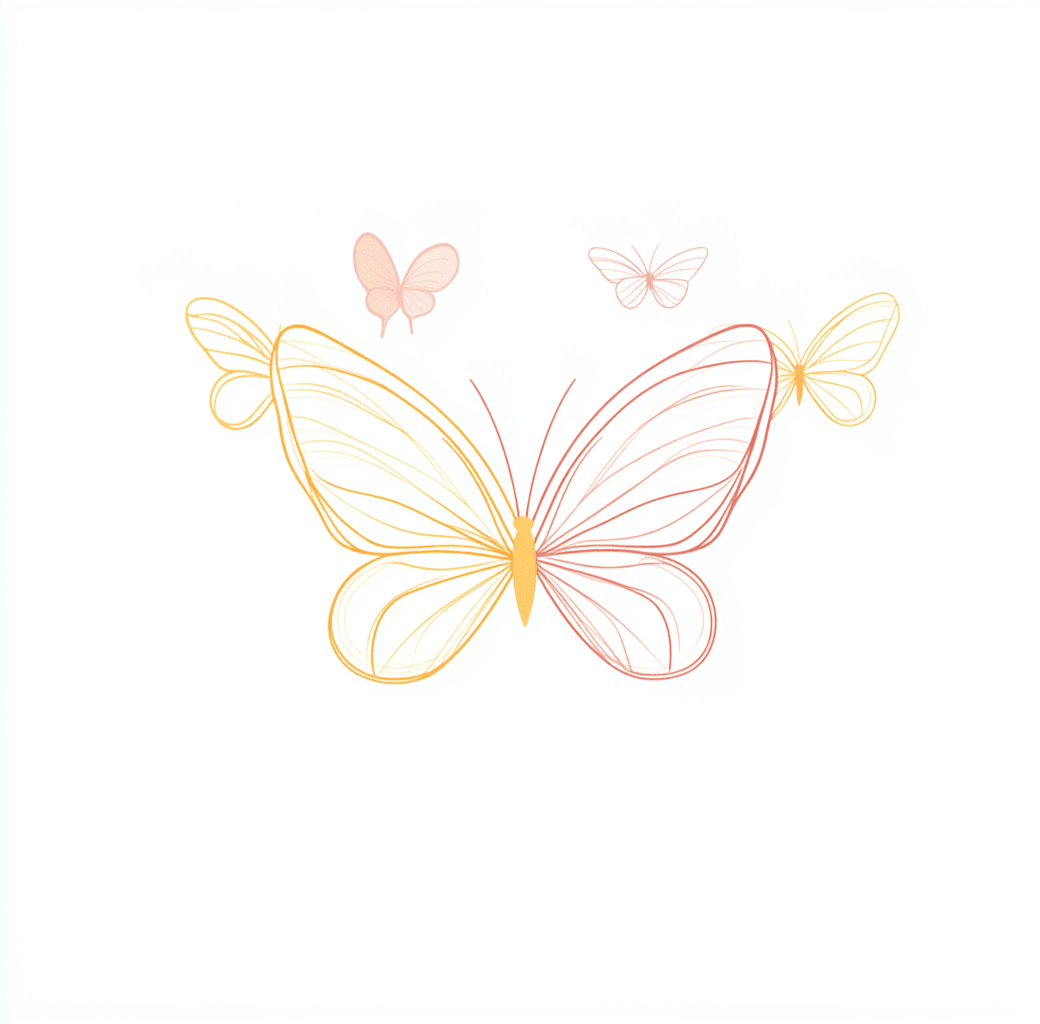 Butterfly Midnight original repeating artwork