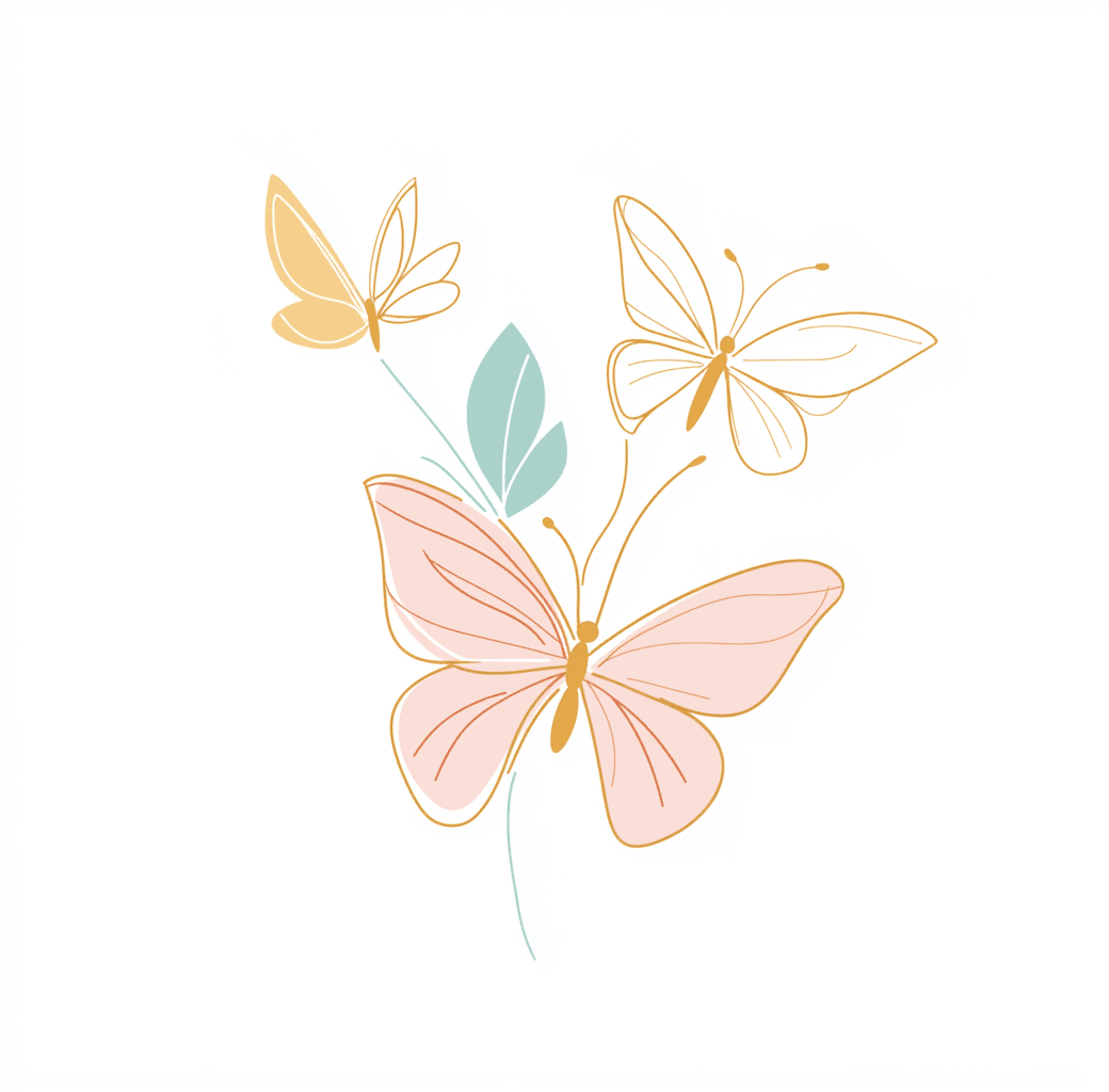 Butterfly Blast original repeating artwork