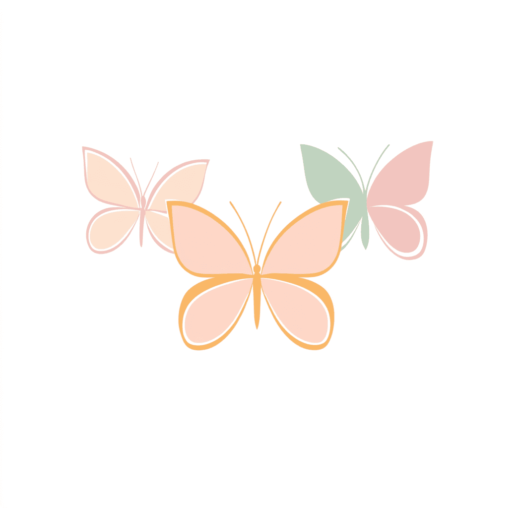 Butterfly Rise original repeating artwork