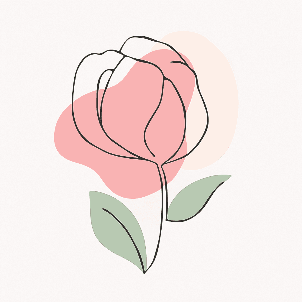 Line Rose Session original repeating artwork
