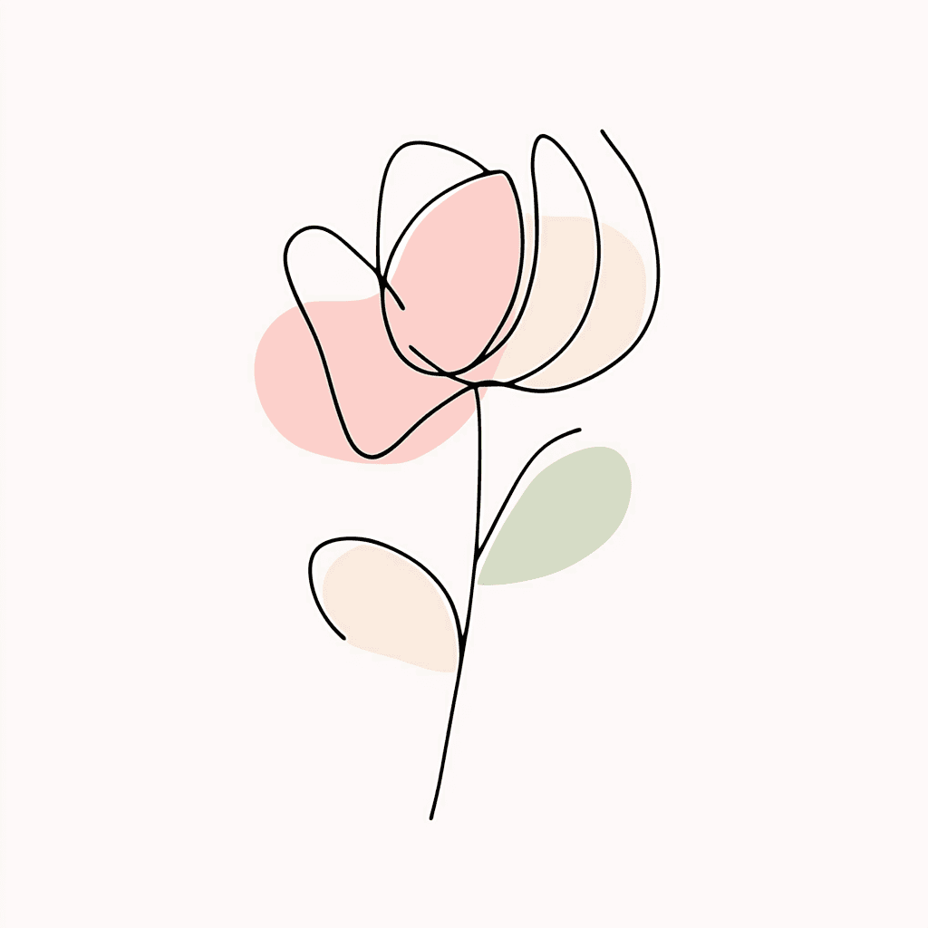 Line Rose Club original repeating artwork