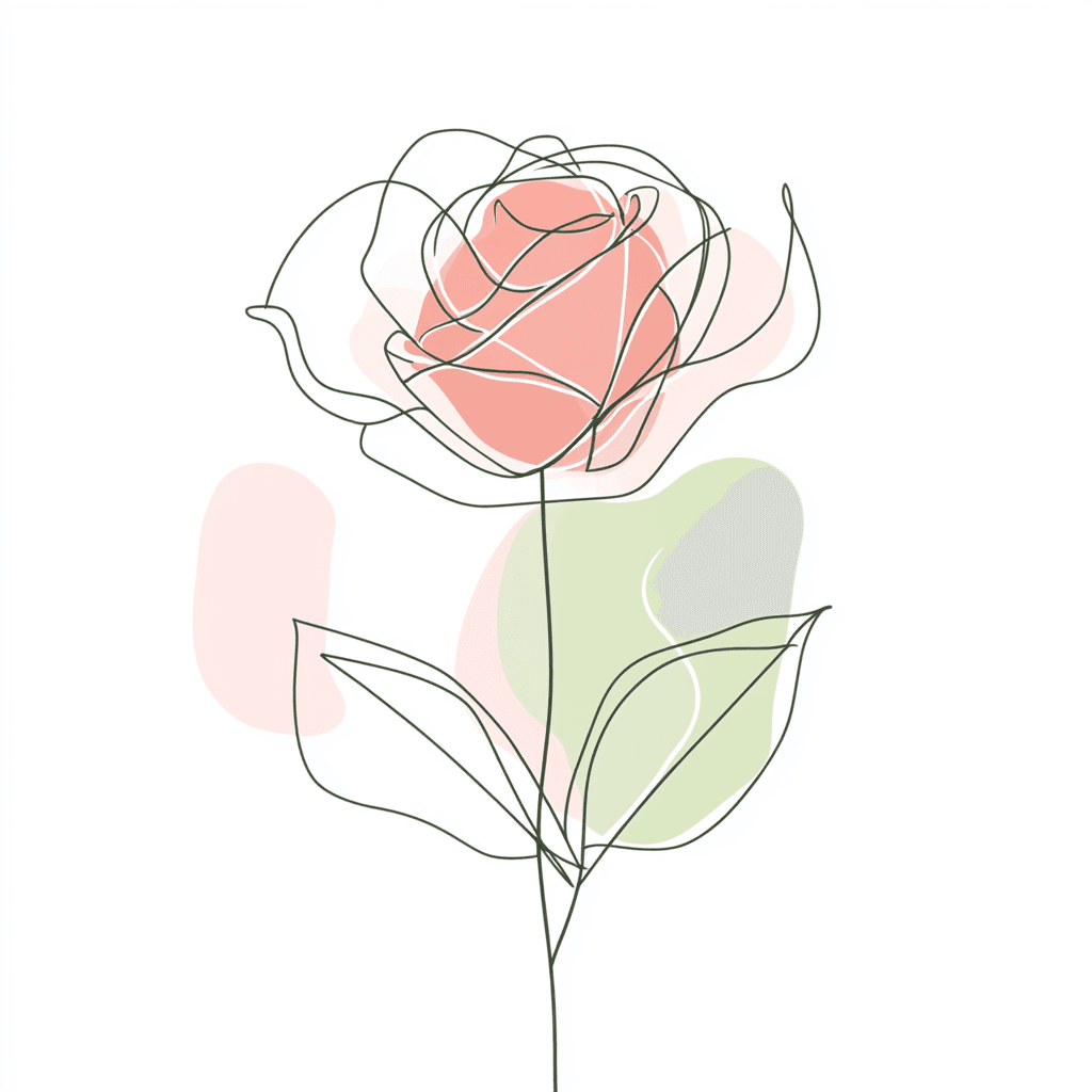 Line Rose Team original repeating artwork