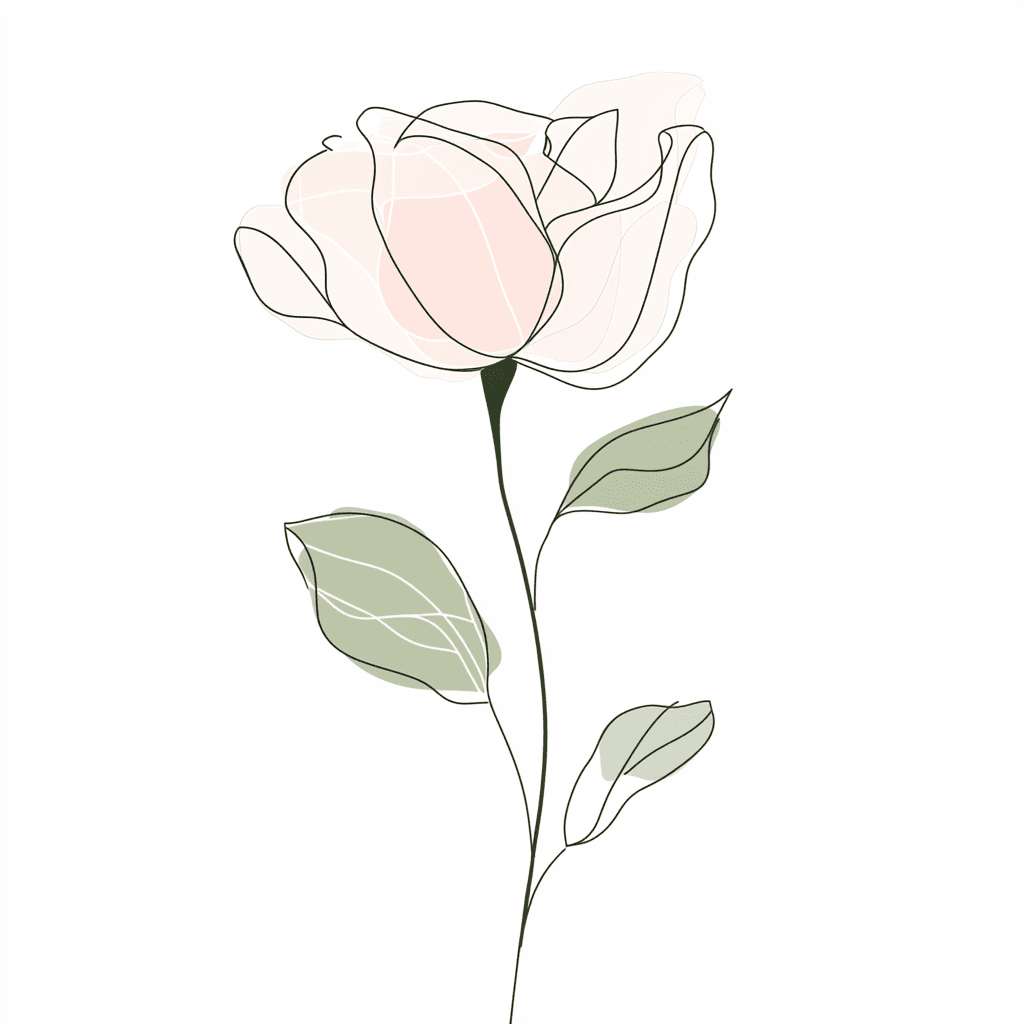 Line Rose Crew original repeating artwork