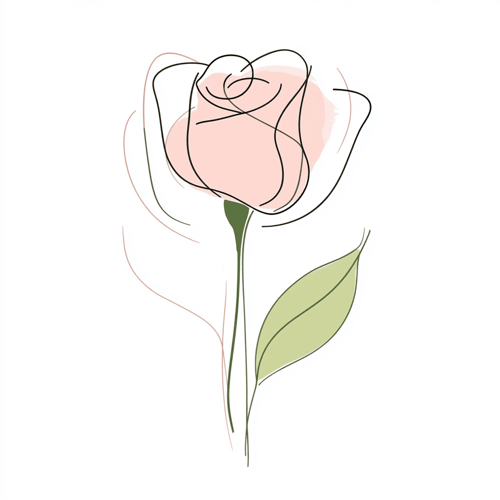Line Rose Tribe original repeating artwork