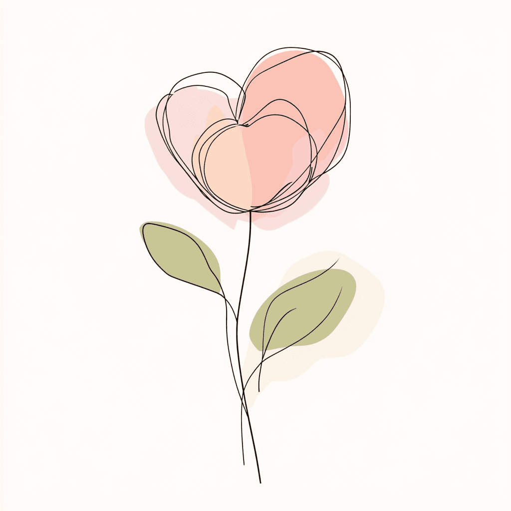 Line Rose Festival original repeating artwork