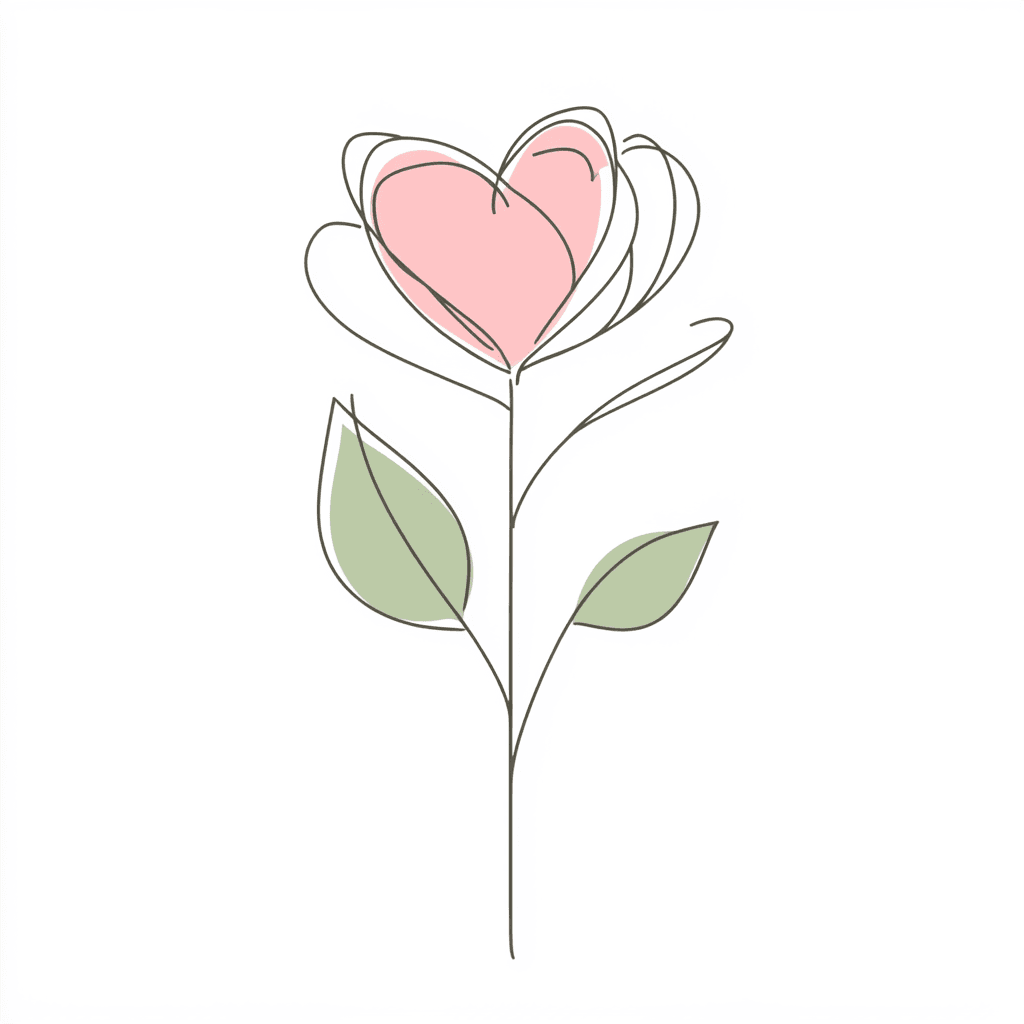 Line Rose Gang original repeating artwork