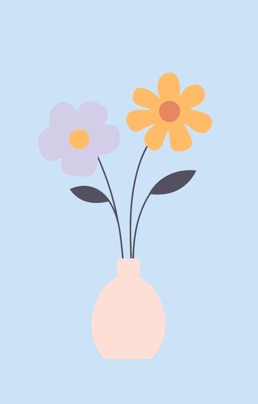 Blossom Glow original repeating artwork