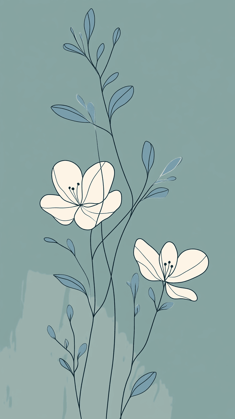 Blossom Avenue original repeating artwork