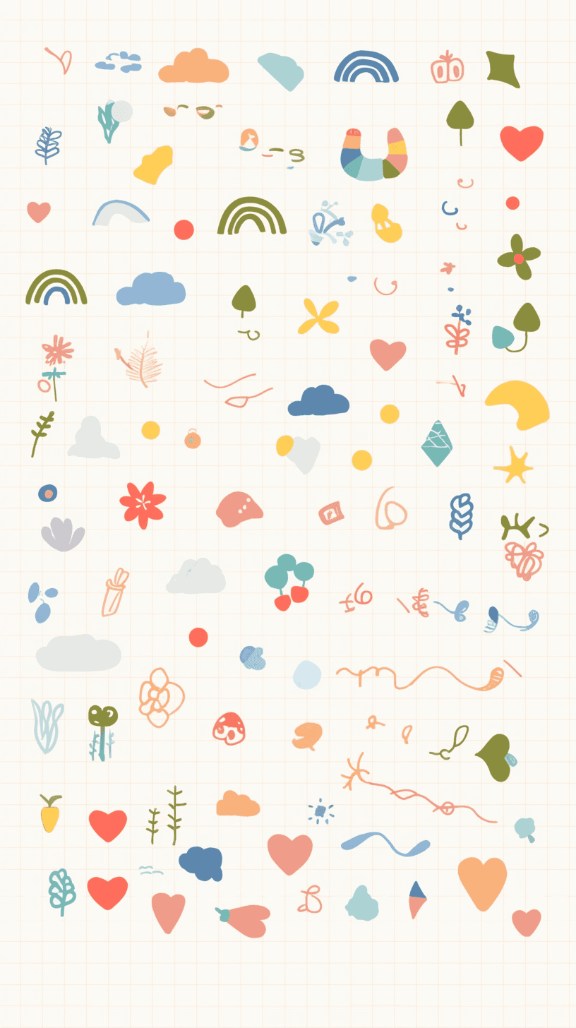 Cute Tribe original repeating artwork